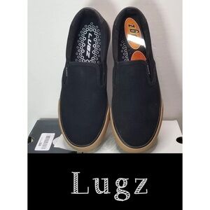 Lugz Black Slip-on Clipper Sneakers with Box-Men’s size 13-NWT